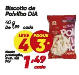 Dia Biscoito de Polvilho DIA oferta