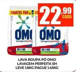 Fort Atacadista Lava roupa pó omo lavagem perfeita sh oferta