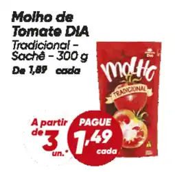 Dia Molho de Tomate DIA oferta