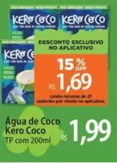 Atacadão Água de Coco Kero Coco TP oferta