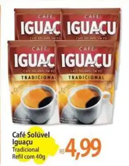 Atacadão Café Solúvel Iguaçu Tradicional Refil oferta