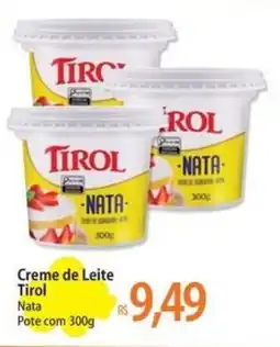 Atacadão Creme de Leite Tirol Nata Pote oferta