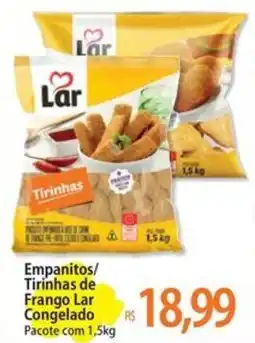 Atacadão Empanitos/ Tirinhas de Frango Lar Congelado Pacote oferta