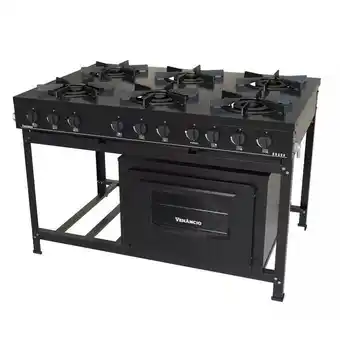 Benoit Fogão Industrial a Gás Venâncio Bravo BR6BF com Forno 6 Bocas oferta