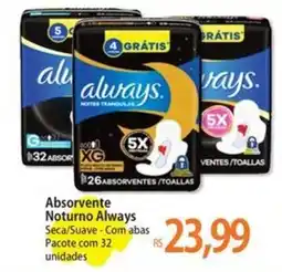 Atacadão Absorvente Noturno Always oferta