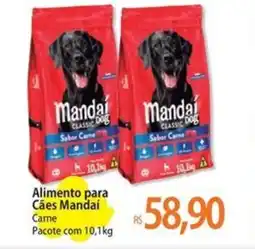 Atacadão Alimento para Cães Mandaí Carne Pacote oferta
