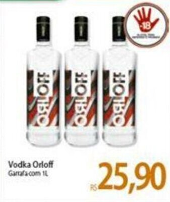 Atacadão Vodka Orloff 1L oferta