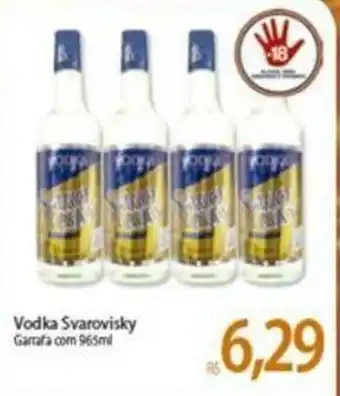 Atacadão Vodka Svarovisky 965ml oferta