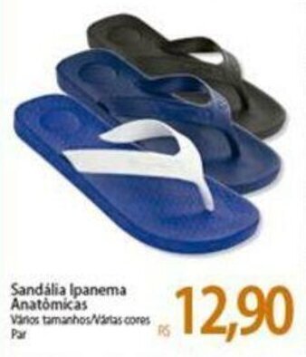 Atacadão Sandalia Ipanema Anatomicas oferta