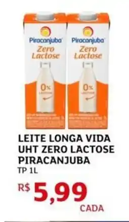 Assaí Atacadista Leite longa vida uht zero lactose piracanjuba oferta