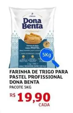 Assaí Atacadista Farinha de trigo para pastel profissional dona benta pacote oferta