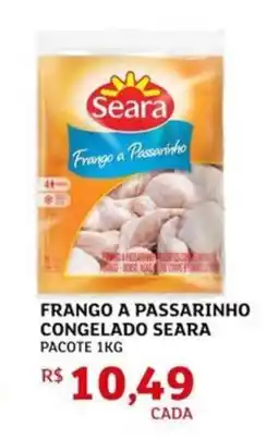 Assaí Atacadista Frango a passarinho congelado seara pacote oferta