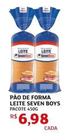 Assaí Atacadista Pão de forma leite seven boys oferta