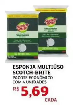 Assaí Atacadista Esponja multiúso scotch-brite oferta