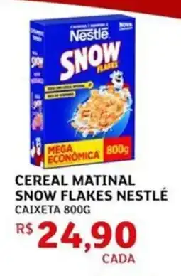 Assaí Atacadista Economica 800g cereal matinal snow flakes nestlé caixeta oferta