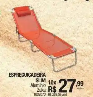 Espreguiçadeira Slim Zaka