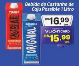 Comper Bebida de Castanha de Caju Possible oferta