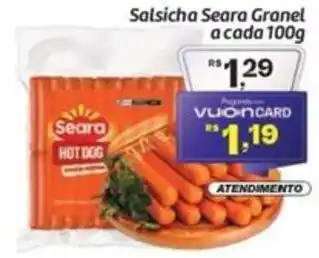 Comper Salsicha Seara Granel a cada oferta