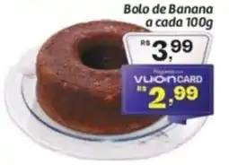 Comper Bolo de Banana a cada oferta