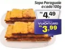 Comper Sopa Paraguaia a cada oferta