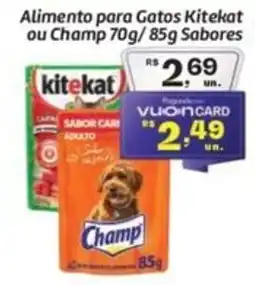 Comper Alimento para Gatos Kitekat ou Champ Sabores oferta