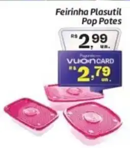 Comper Feirinha Plasutil Pop Potes oferta