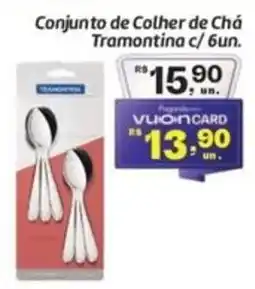 Comper Conjunto de Colher de Chá Tramontina oferta