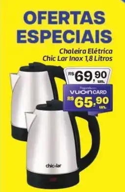 Comper Chaleira Elétrica Chic Lar Inox oferta