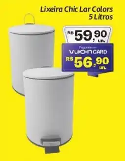 Comper Lixeira Chic Lar Colors oferta