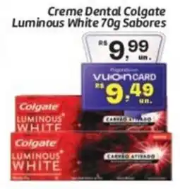 Comper Creme Dental Colgate Luminous White Sabores oferta
