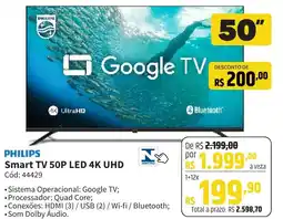Deltasul PHILIPS Smart TV 50P LED 4K UHD oferta