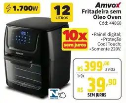 Deltasul Amvox Fritadeira sem Óleo Oven oferta