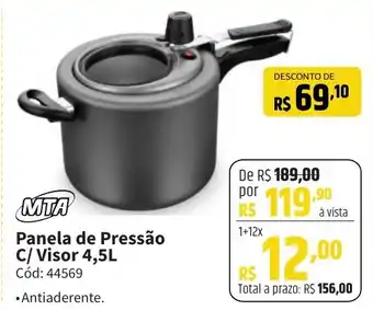 MTA Panela de Pressão C/ Visor
