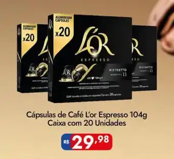 Supermercados Rondon Cápsulas de Café L'or Espresso Caixa oferta