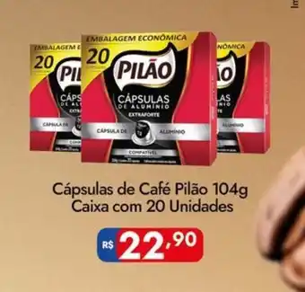 Supermercados Rondon Cápsulas de Café Pilão oferta