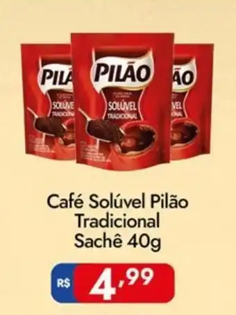 Supermercados Rondon Café Solúvel Pilão Tradicional Sachê oferta