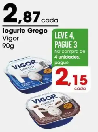 Zaffari logurte Grego Vigor oferta