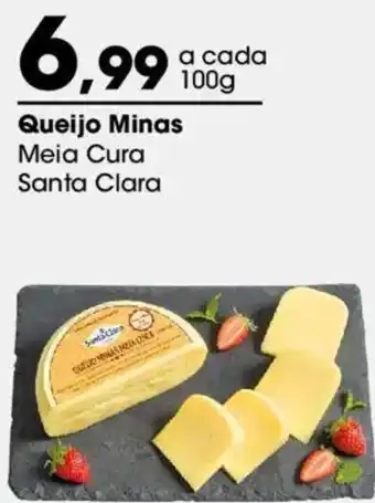 Zaffari Queijo Minas Meia Cura Santa Clara oferta