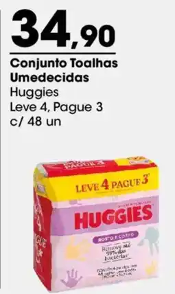 Zaffari Conjunto Toalhas Umedecidas Huggies oferta