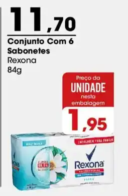 Zaffari Conjunto Com 6 Sabonetes Rexona oferta