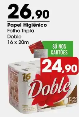 Zaffari Papel Higiênico Folha Tripla Doble oferta