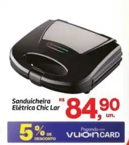 Fort Atacadista Sanduicheira Elétrica Chic Lar oferta