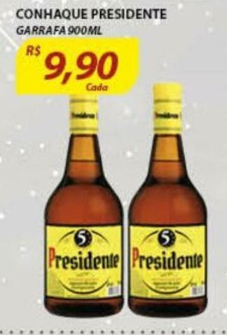 Assaí Atacadista Conhaque President 900ml oferta