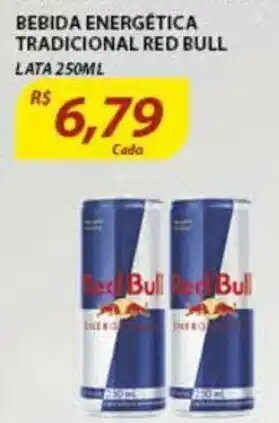 Assaí Atacadista Bebida Energetica Tradicional Red Bull 250ml oferta