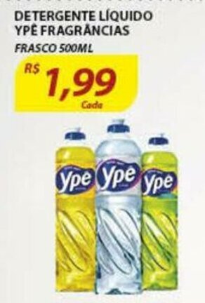 Detergente Liquido Ype Fragrancias 500ml