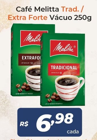 Atakarejo Cafe Melitta Trad./ Extra Forte Vacuo 250g oferta