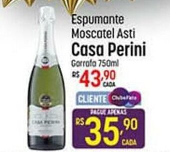 Espumante Moscatel Asti Casa Perini 750ml