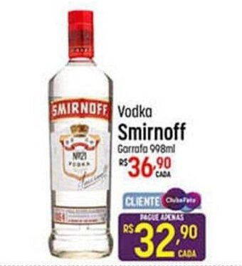 Muffato Vodka Smirnoff 998ml oferta