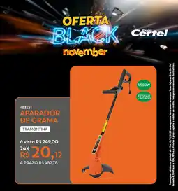 Lojas Certel Aparador de grama tramontina oferta