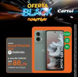 Lojas Certel Smartphone G35 Motorola oferta